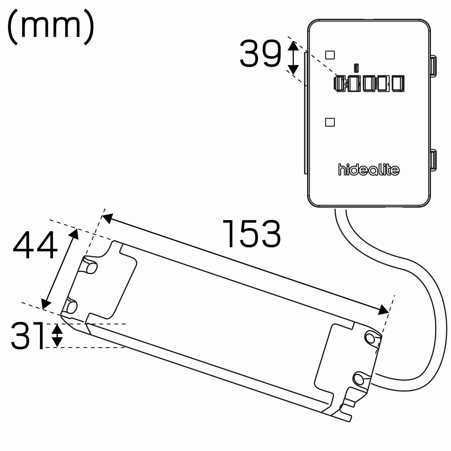LED-Panel Hide-a-lite Sky MP 830/840 DIM Linect