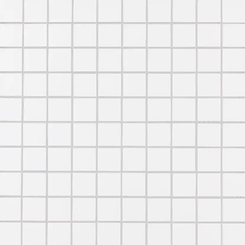 Mosaik Line Vit/Ret Blank 3x3 cm