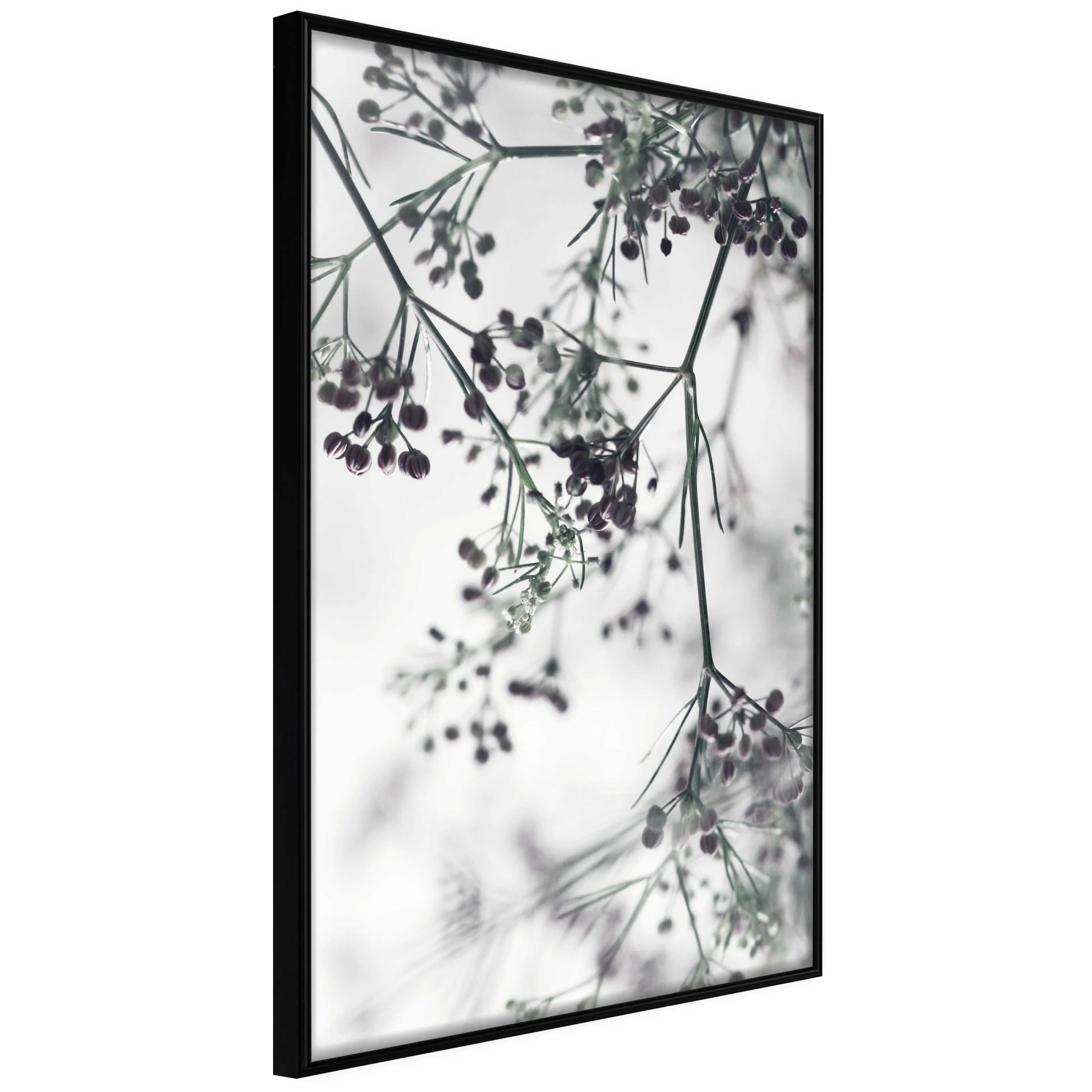 Affisch - Blooming Twigs [Poster] 40x60 Svart ram, 40x60 cm