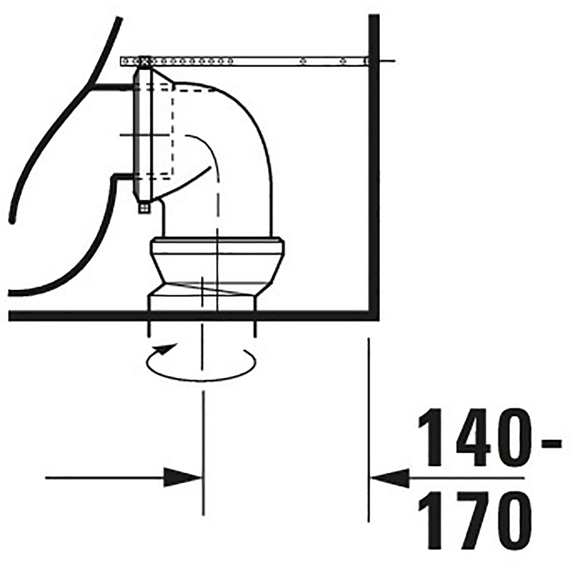 Toalettstol Duravit Me by Starck 217009