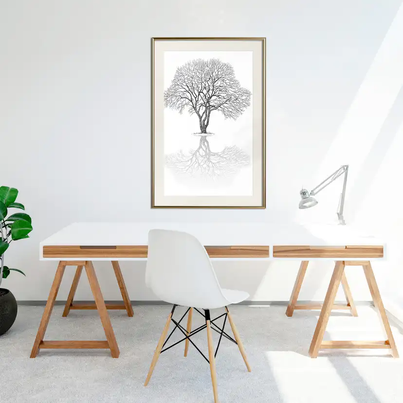 Poster Artgeist Affisch Reflection Tree