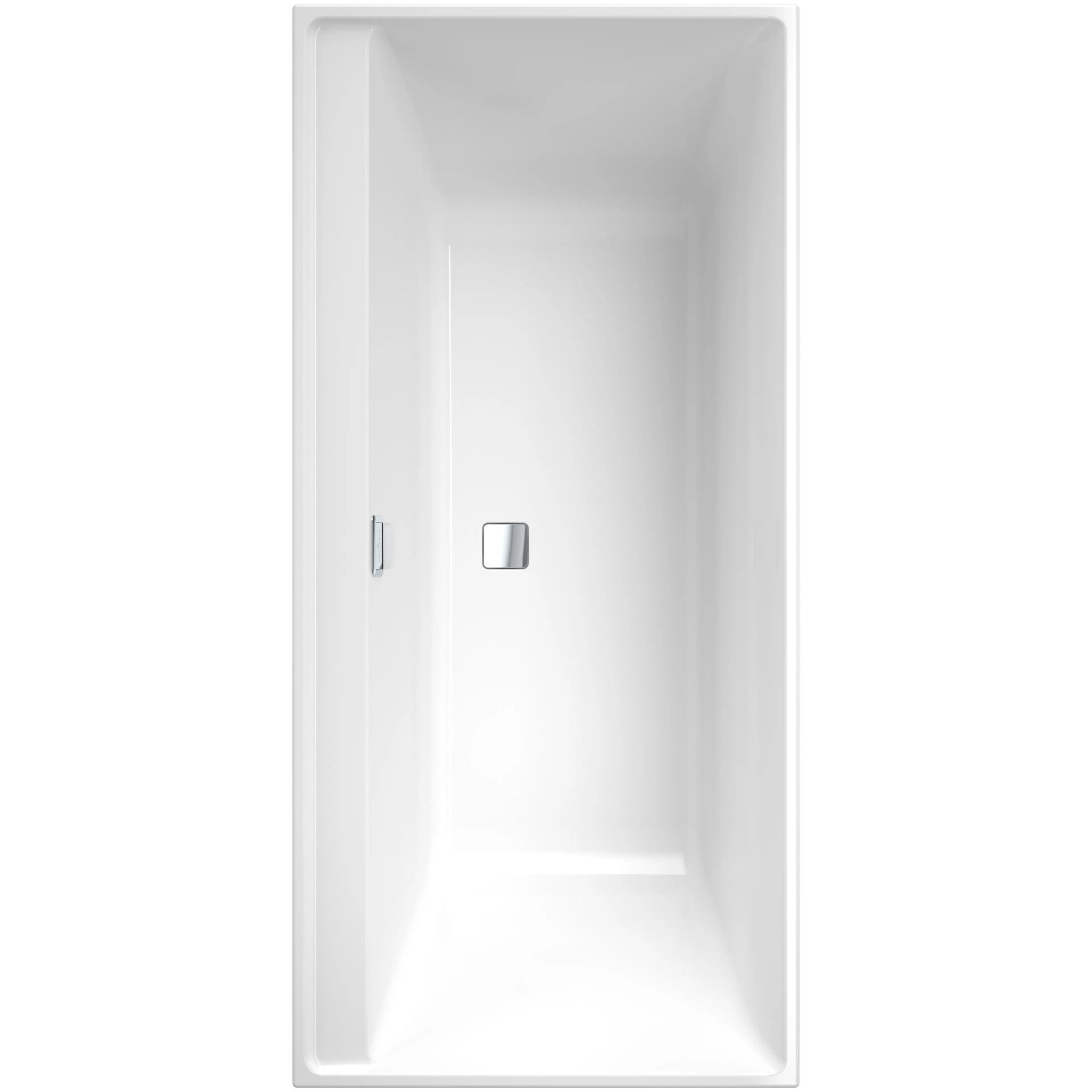 Badkar Villeroy & Boch Collaro UBA160COR2DV-01 Vit Alpin, L: 1600 mm, Krom