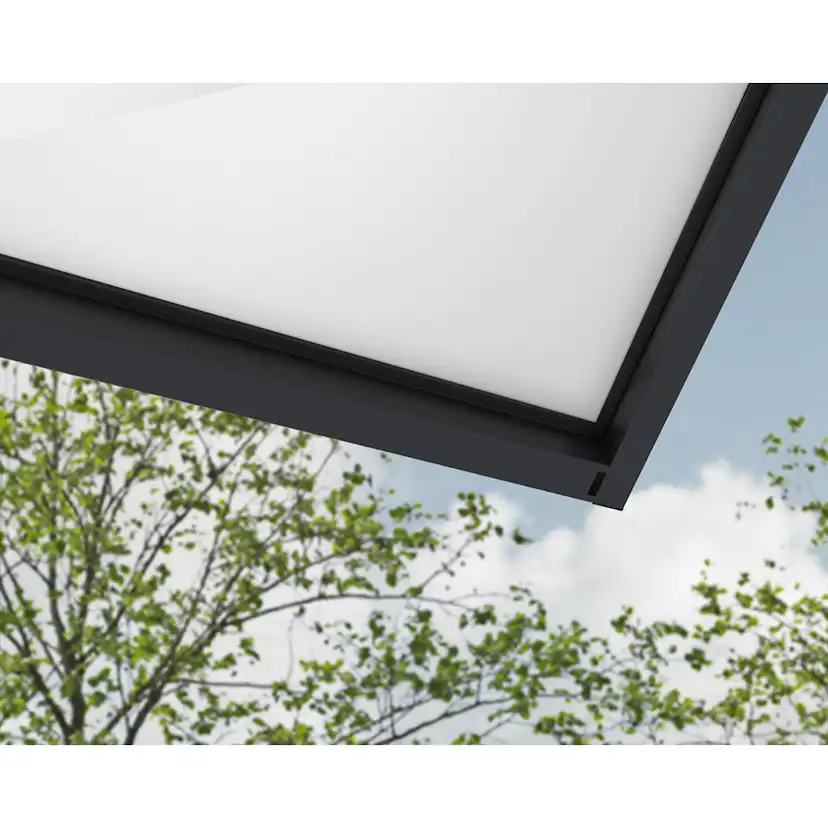 Entrétak Canopia by Palram Sophia XL Grå Klar 1,4 X 8 m