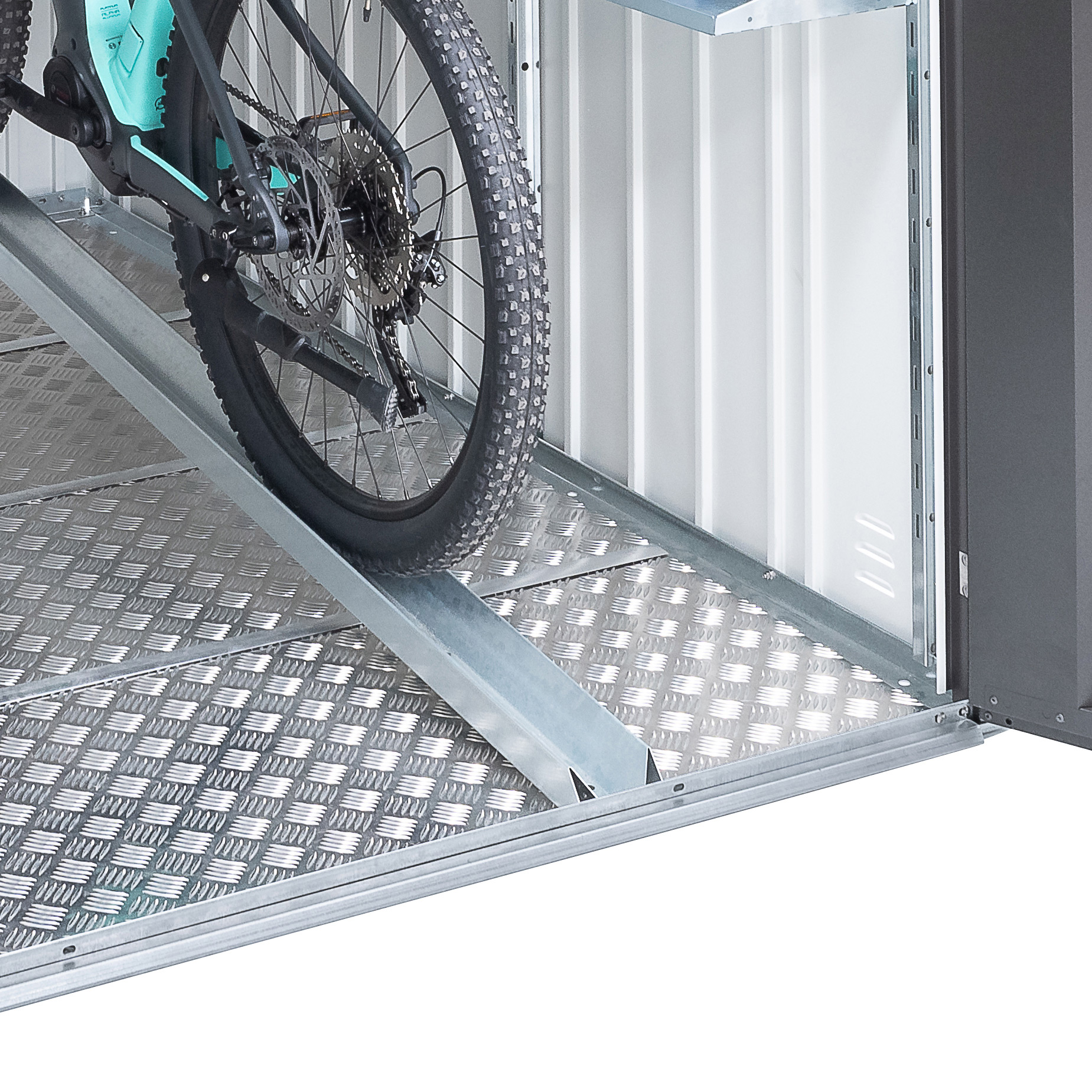 Cykelhängare Biohort MiniGarage L Silver/Metallic