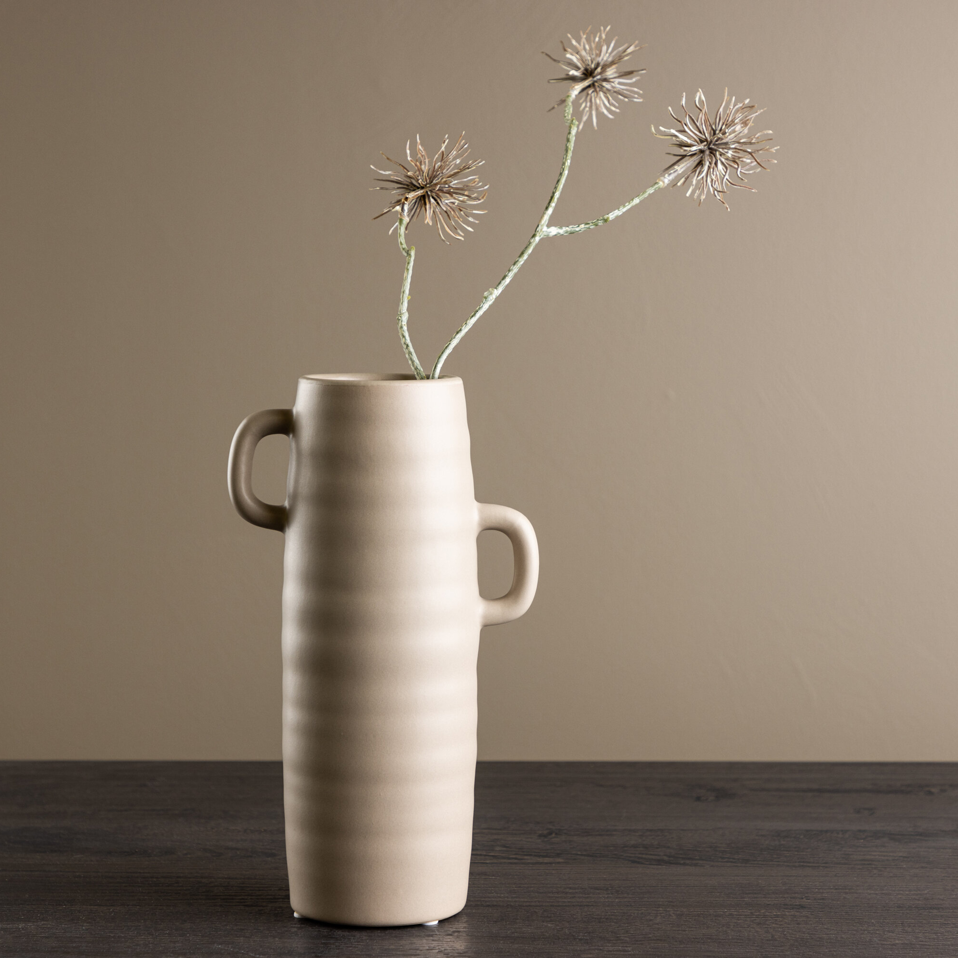 Cent Vase - Matte Brown - 15*15*25,5cm Brun