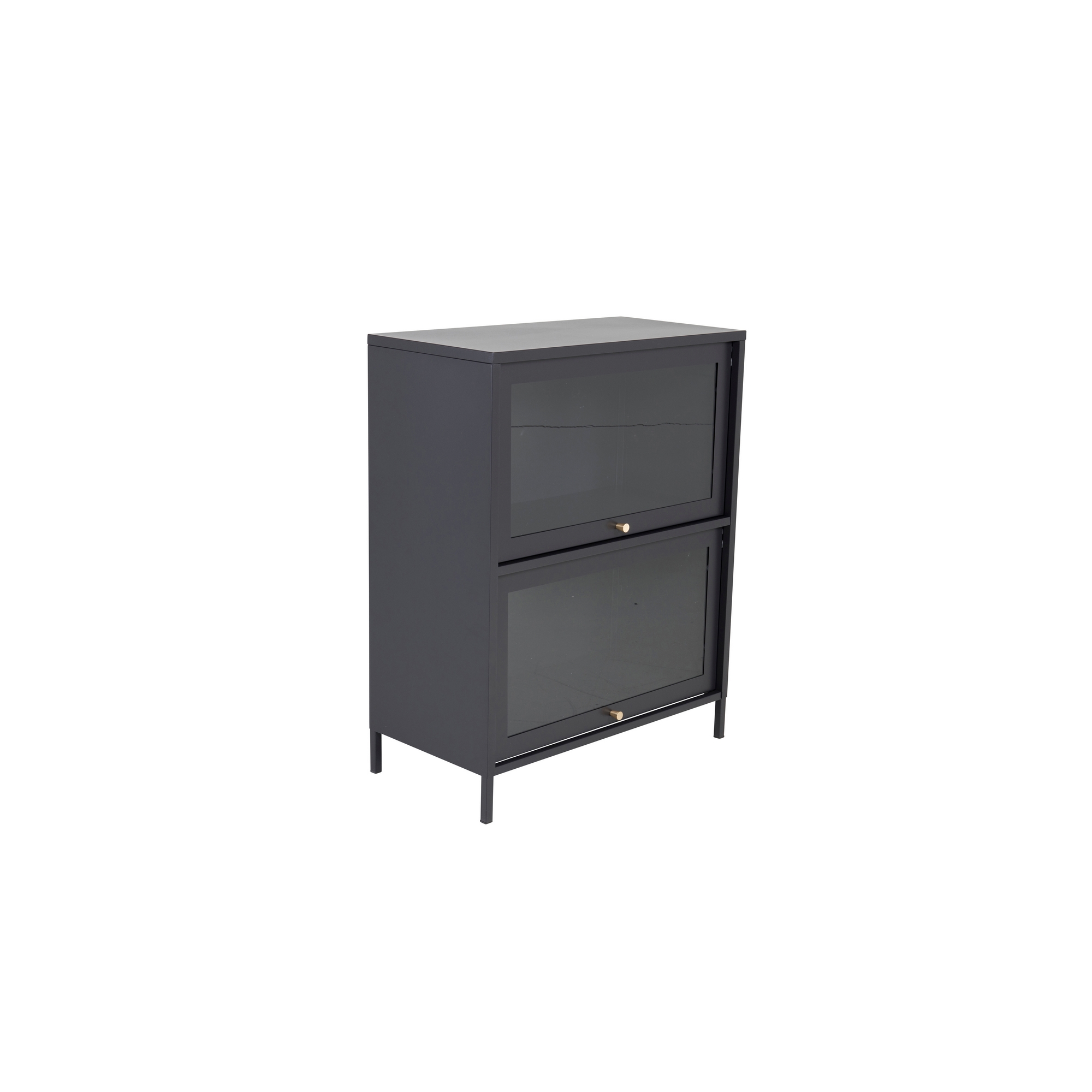 Bakal - Low cabinet - Black Svart