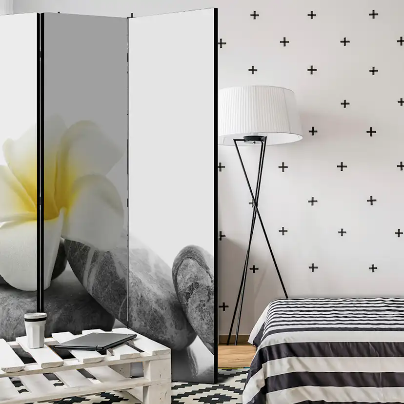 Rumsavdelare Skärmvägg Arkiio White Lotus 135x172 cm