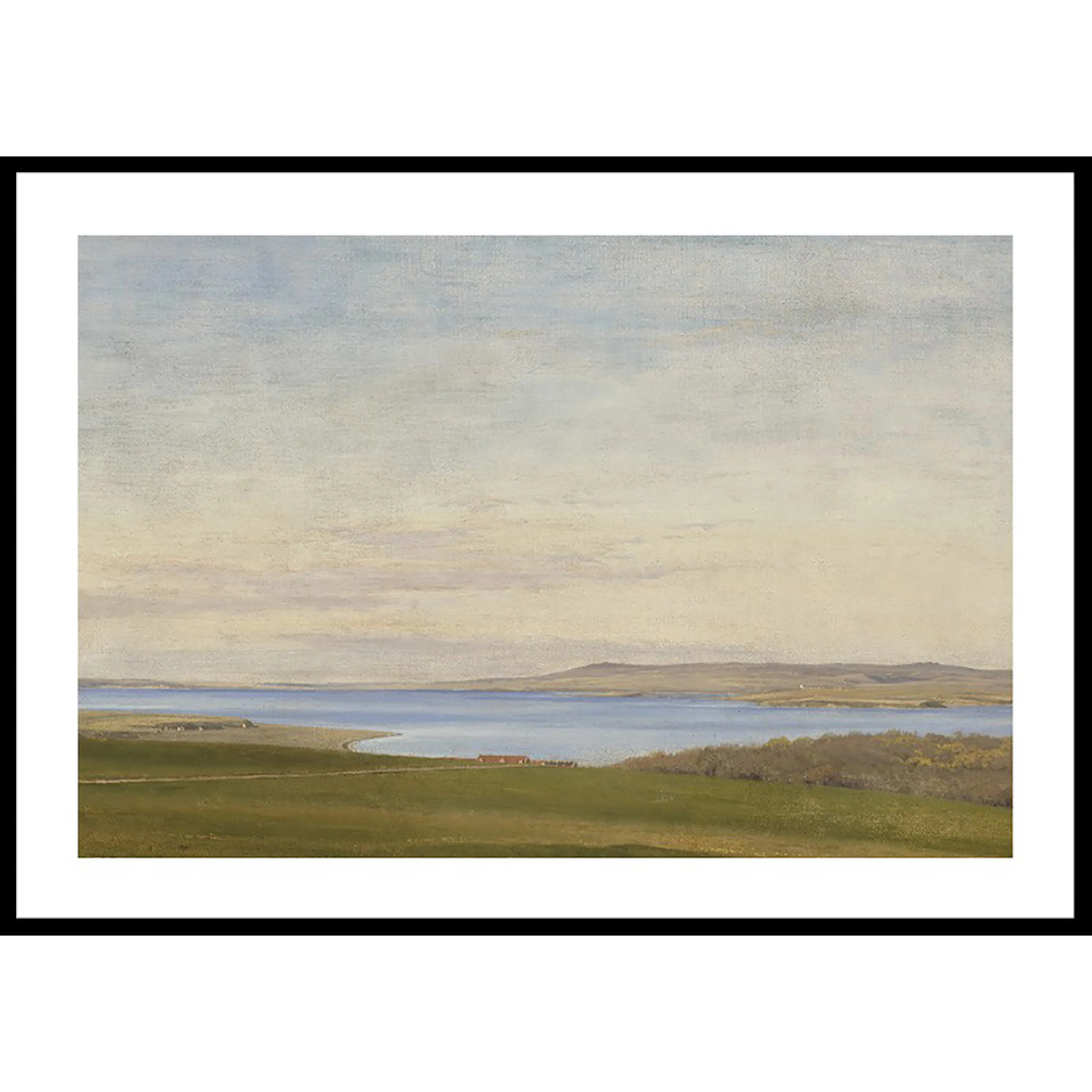 Poster Gallerix Fjord Landscape With Farmhouse By P. C. Skovgaard