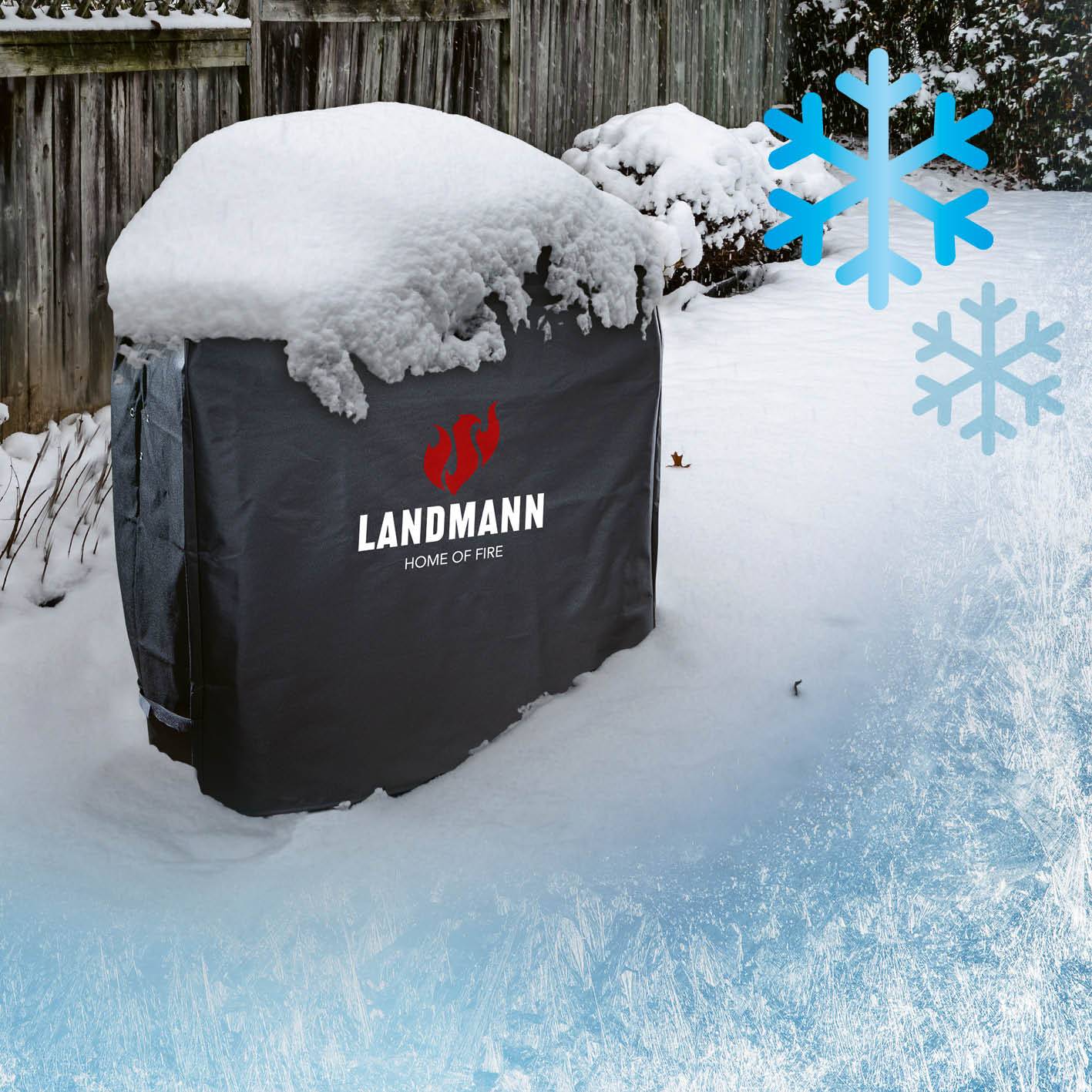 Grillöverdrag Landmann Premium L Black 15706