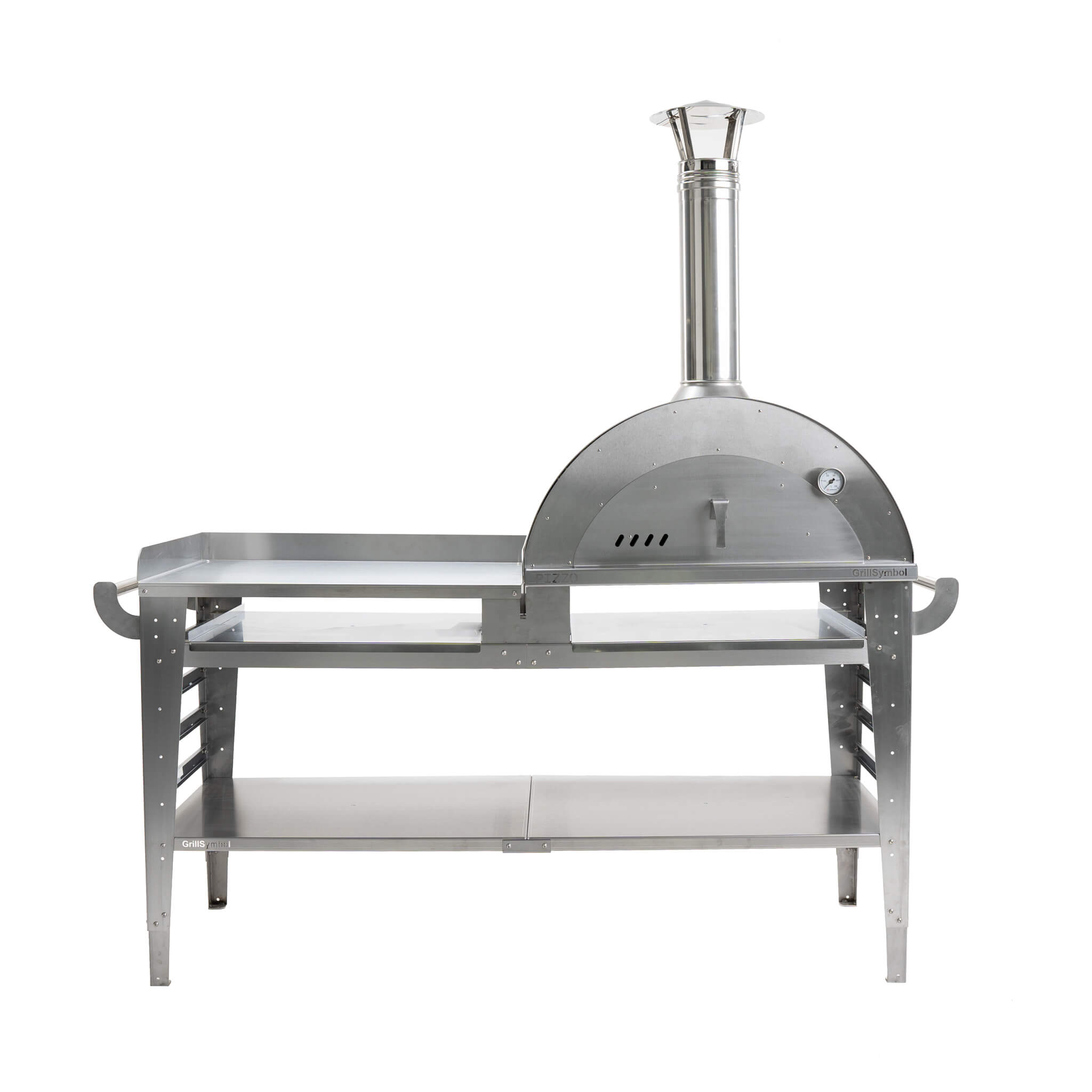 Pizzaugn GrillSymbol Pizzo med Pizzabord XL Inox