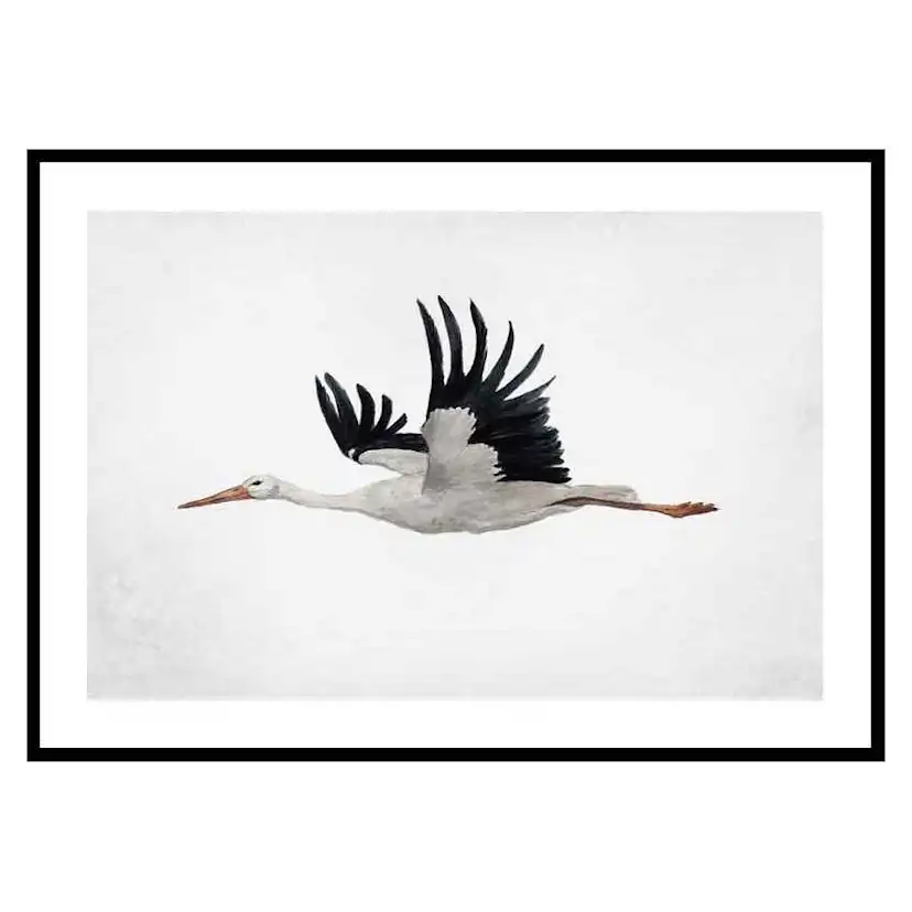 Poster Gallerix Watercolor Stork