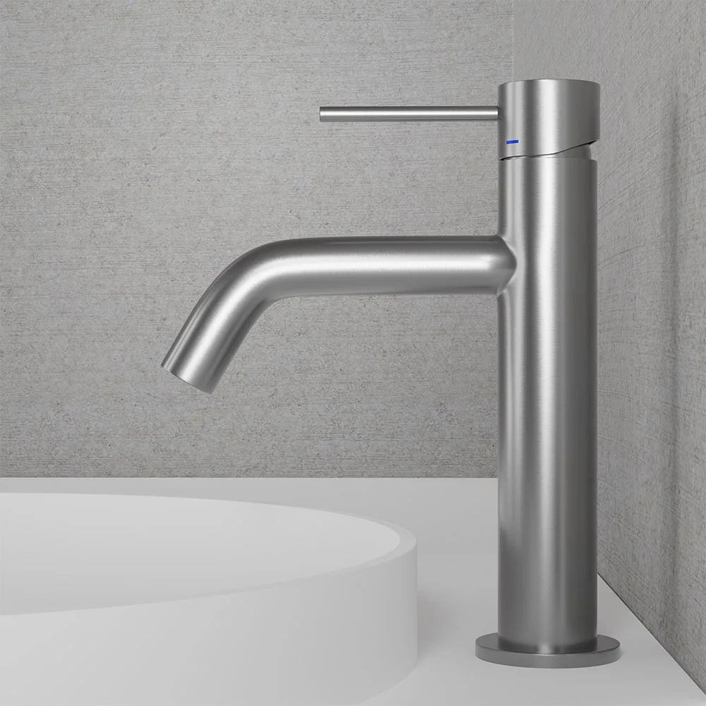 Tvättställsblandare Scandtap Steel Voyage Medium