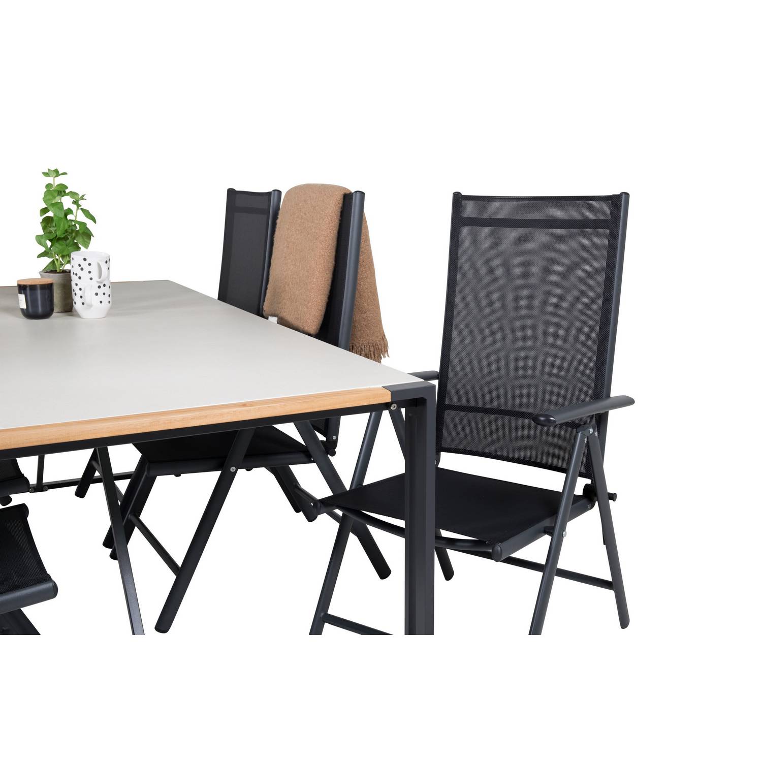 Matgrupp Venture Home Texas Matgrupp Utomhus 200cm med 6 Break Positionsstolar