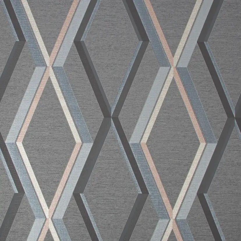 Tapet Superfresco Easy Prestige Geo Charcoal Svart