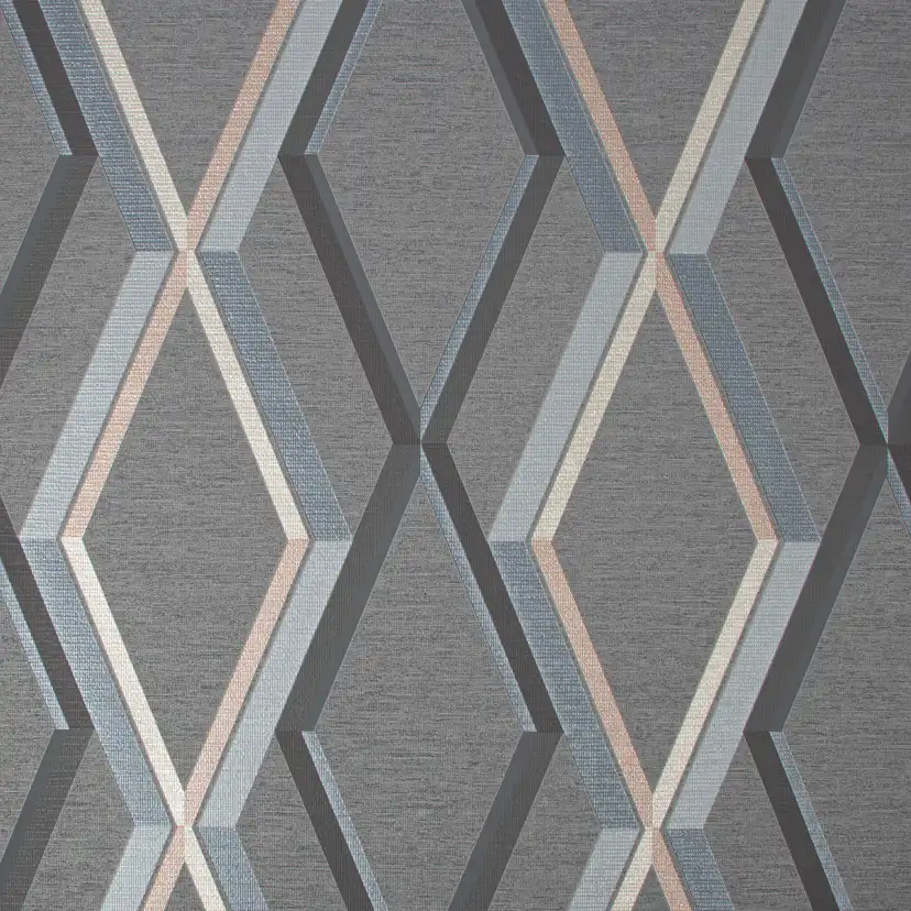 Tapet Superfresco Easy Prestige Geo Charcoal Svart