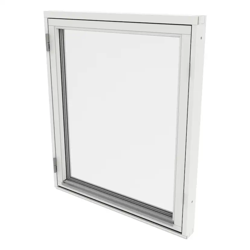 Sidohängt Fönster Outline 3-Glas Trä