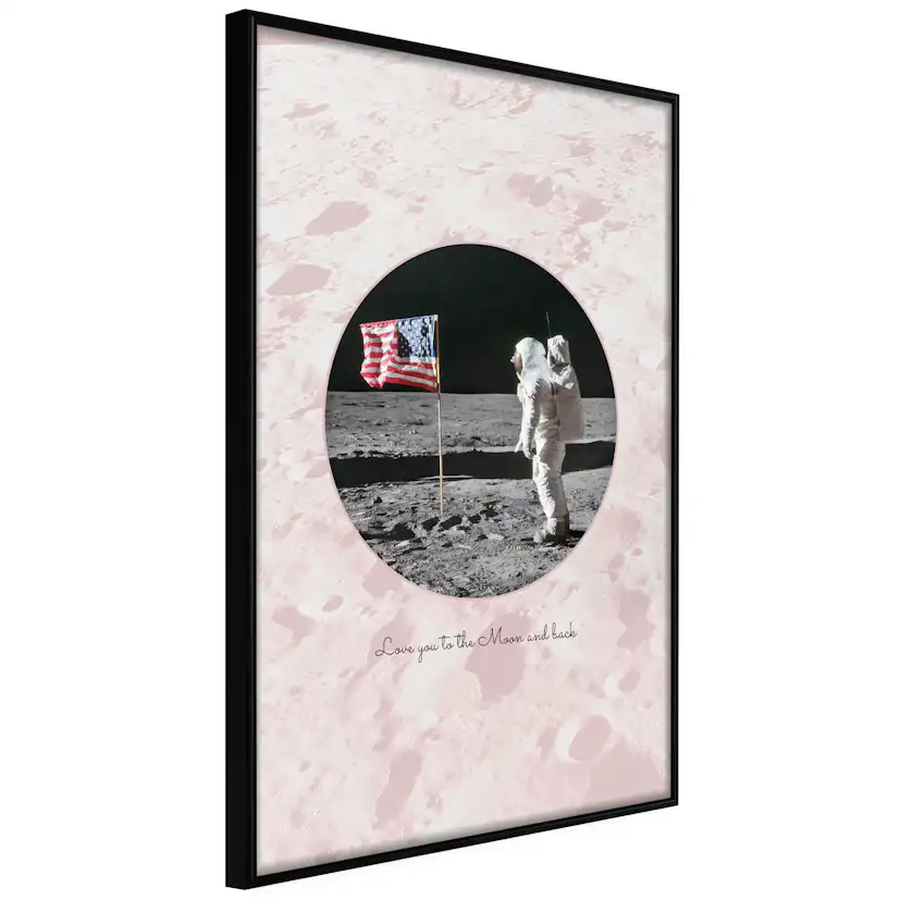 Poster Artgeist Affisch Love You to the Moon and Back