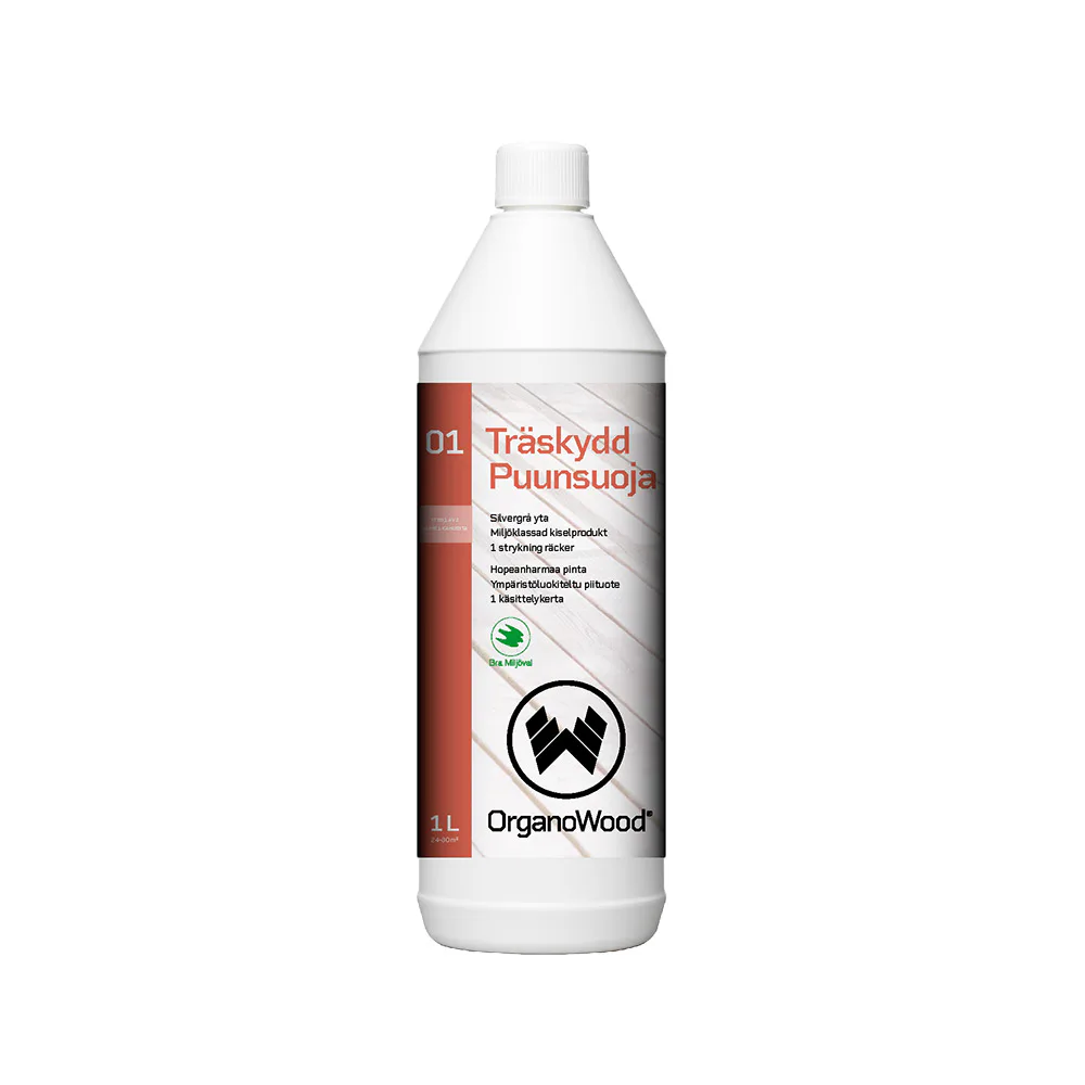 Organowood 01.Träskydd Ofärgad 1 L Volym 1L