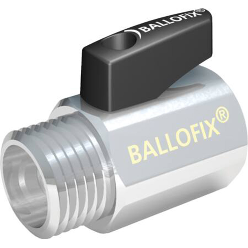 Kulventil Broen Ballofix 503 Rak med Vred