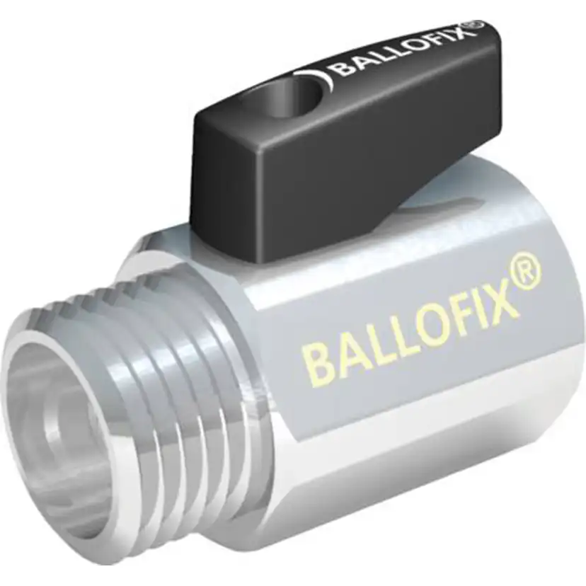 Kulventil Broen Ballofix 503 Rak med Vred
