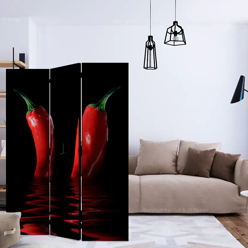 Rumsavdelare Arkiio Chili Pepper 135x172 cm