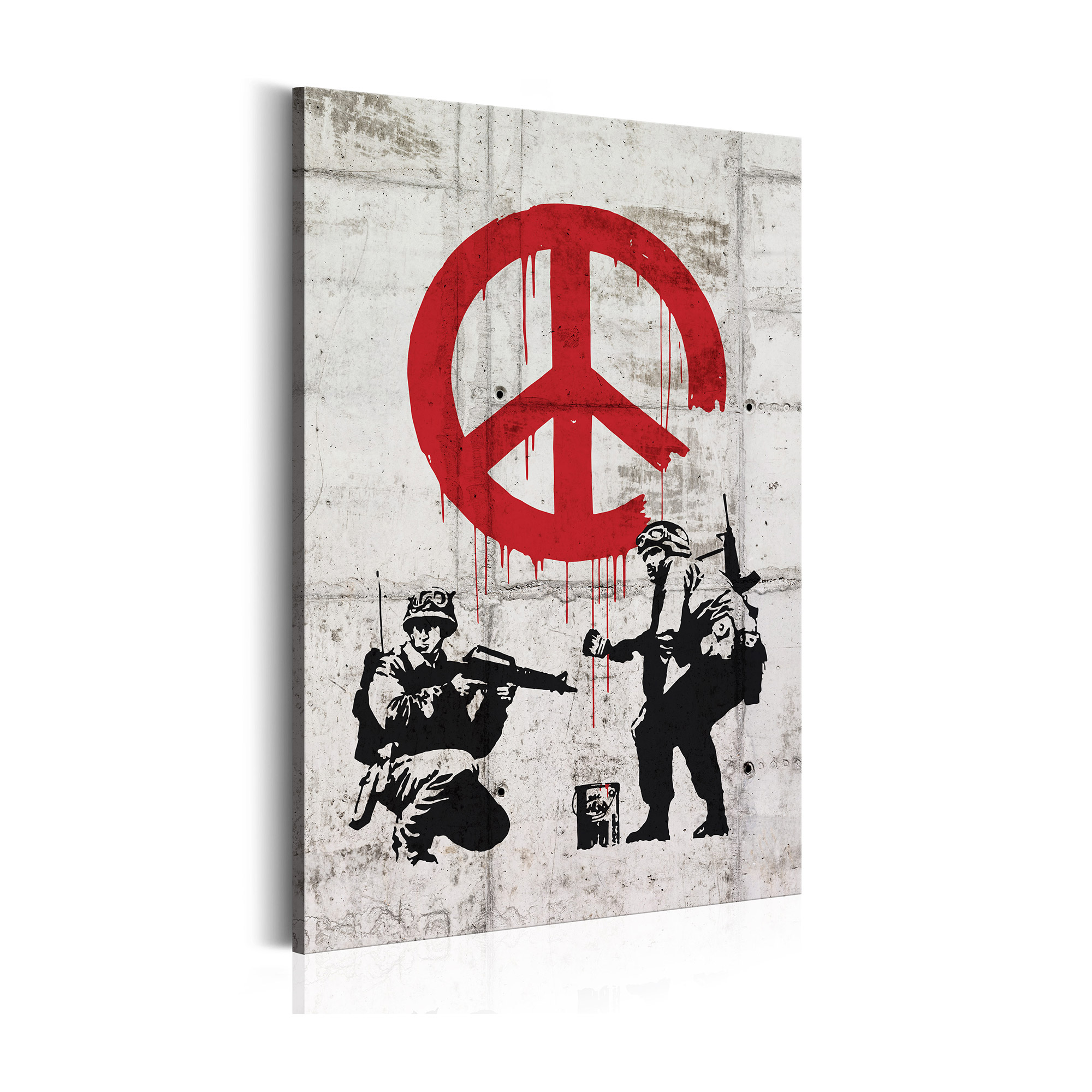 Tavla Arkiio  Soldiers Painting Peace By Banksy