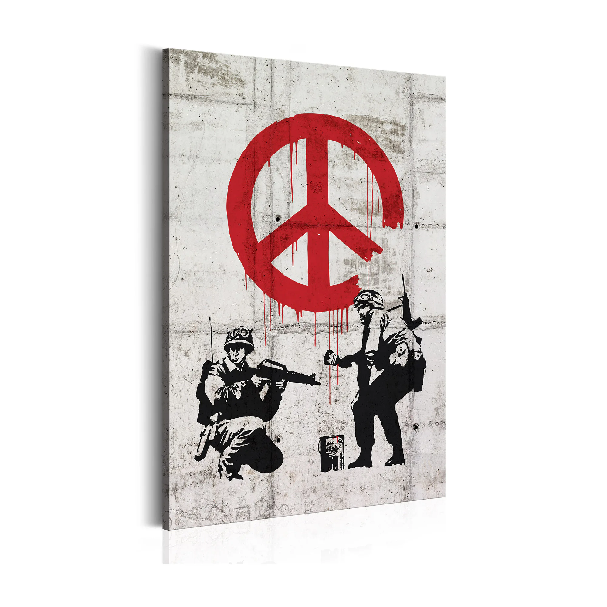 Tavla Arkiio Soldiers Painting Peace By Banksy