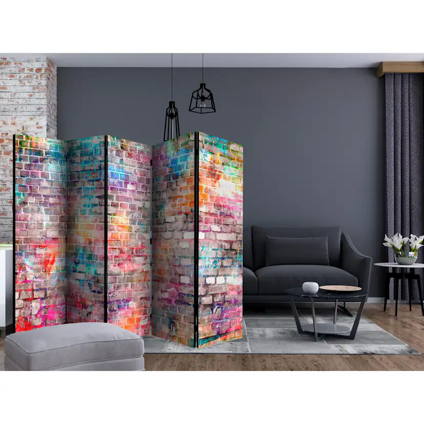 Rumsavdelare Arkiio Colourful Brick II 225x172 cm