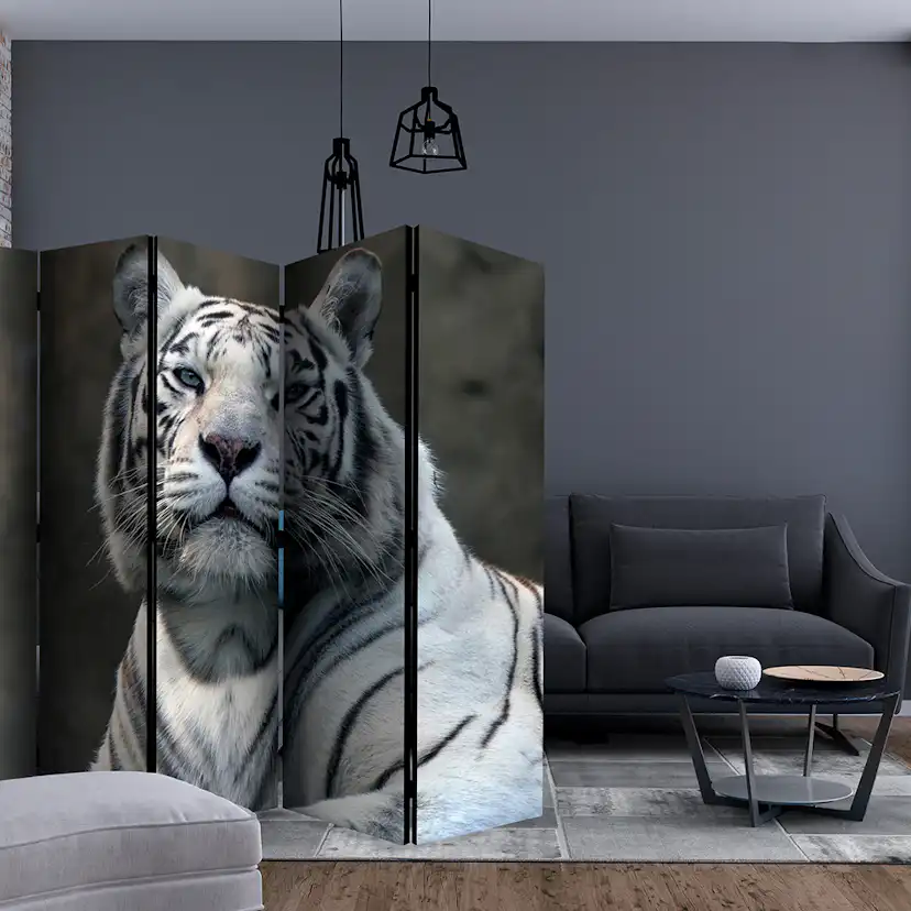 Rumsavdelare Skärmvägg Arkiio Bengali Tiger In Zoo II 225x172 cm