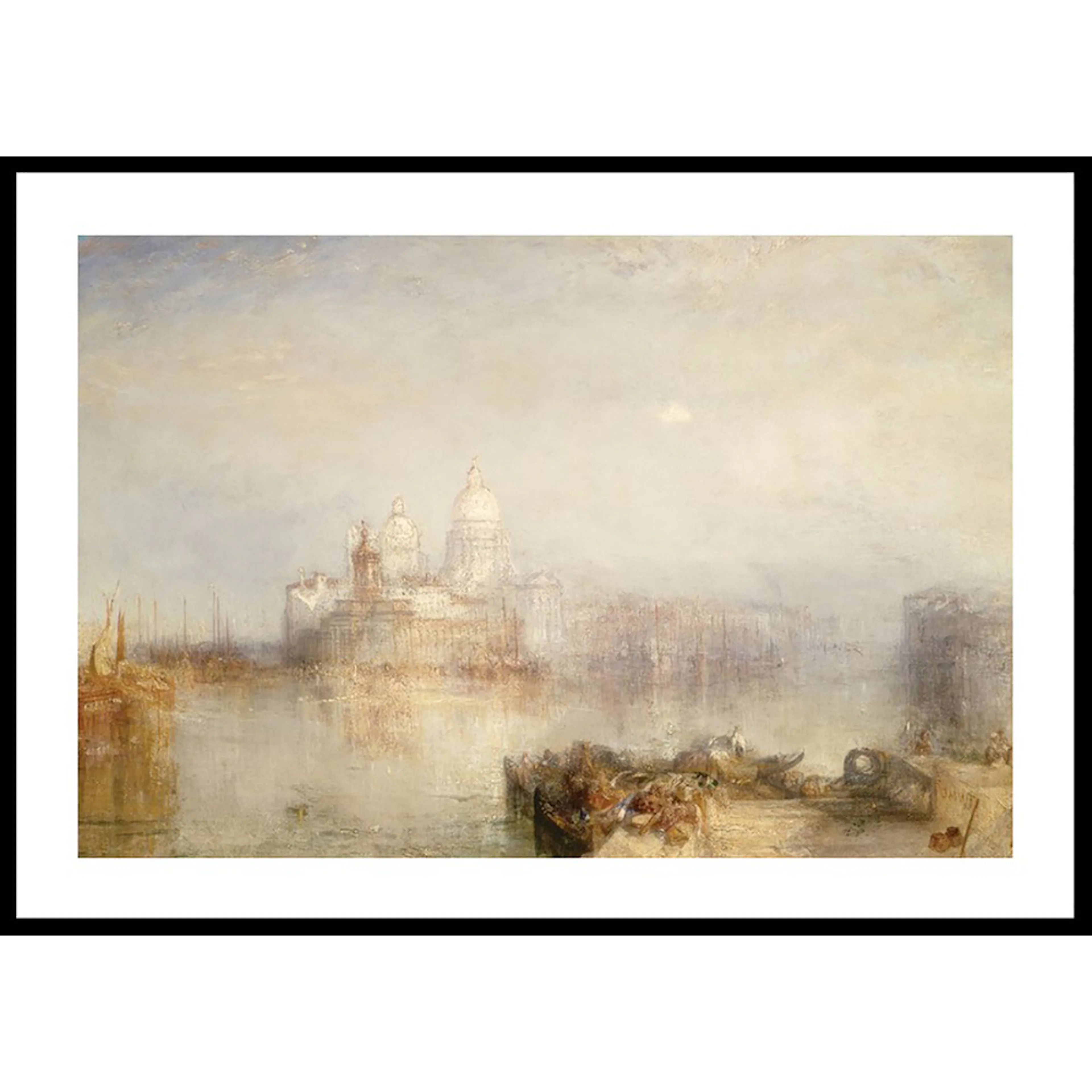 Poster Gallerix Dogana and Santa Maria By William Turner