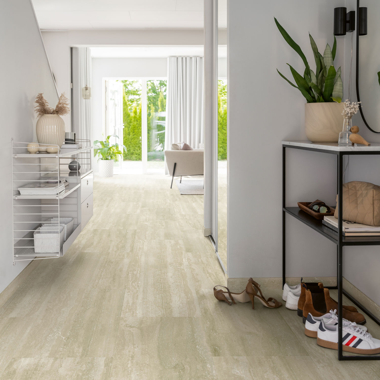 Vinylgolv Pergo Isefjord Pad Pro Greige Travertine