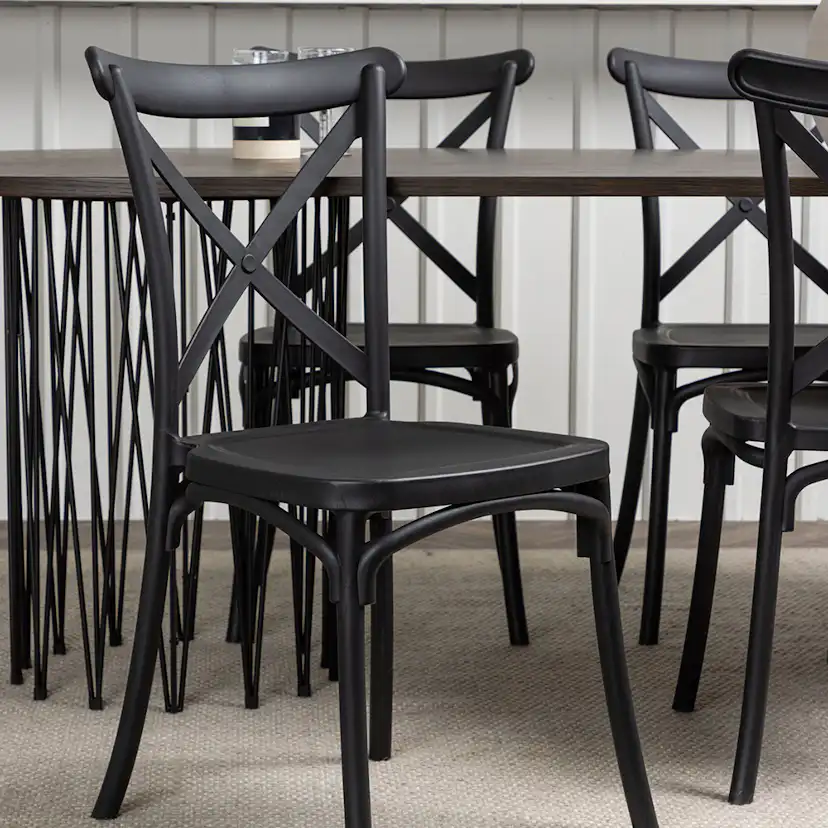 Matgrupp furniture/fashion Stone med 4 Crosett Stolar