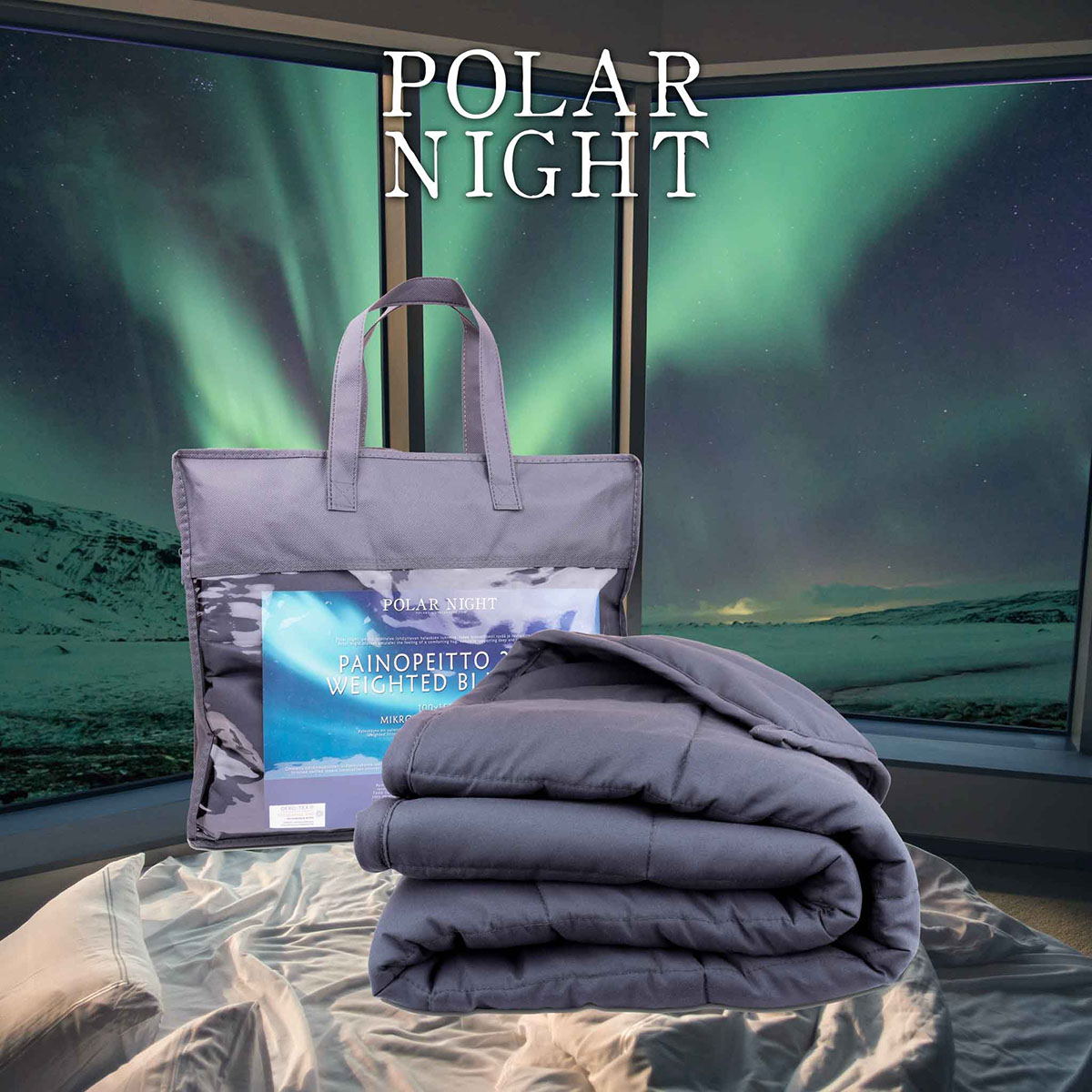 Tyngdtäcke Polar Night 150x200 cm