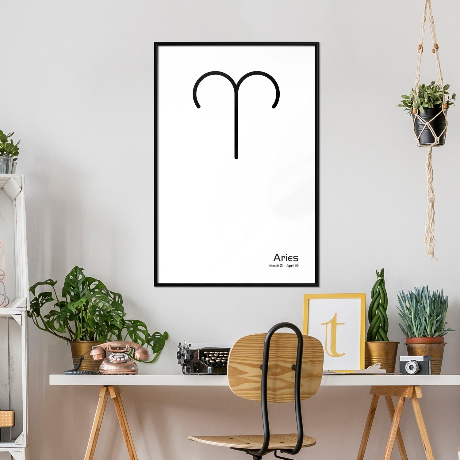Affisch - Aries [Poster] 40x60 Svart ram, 40x60 cm