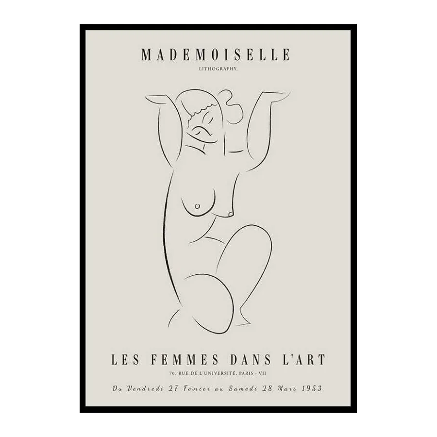 Poster Gallerix Picasso Mademoiselle No1