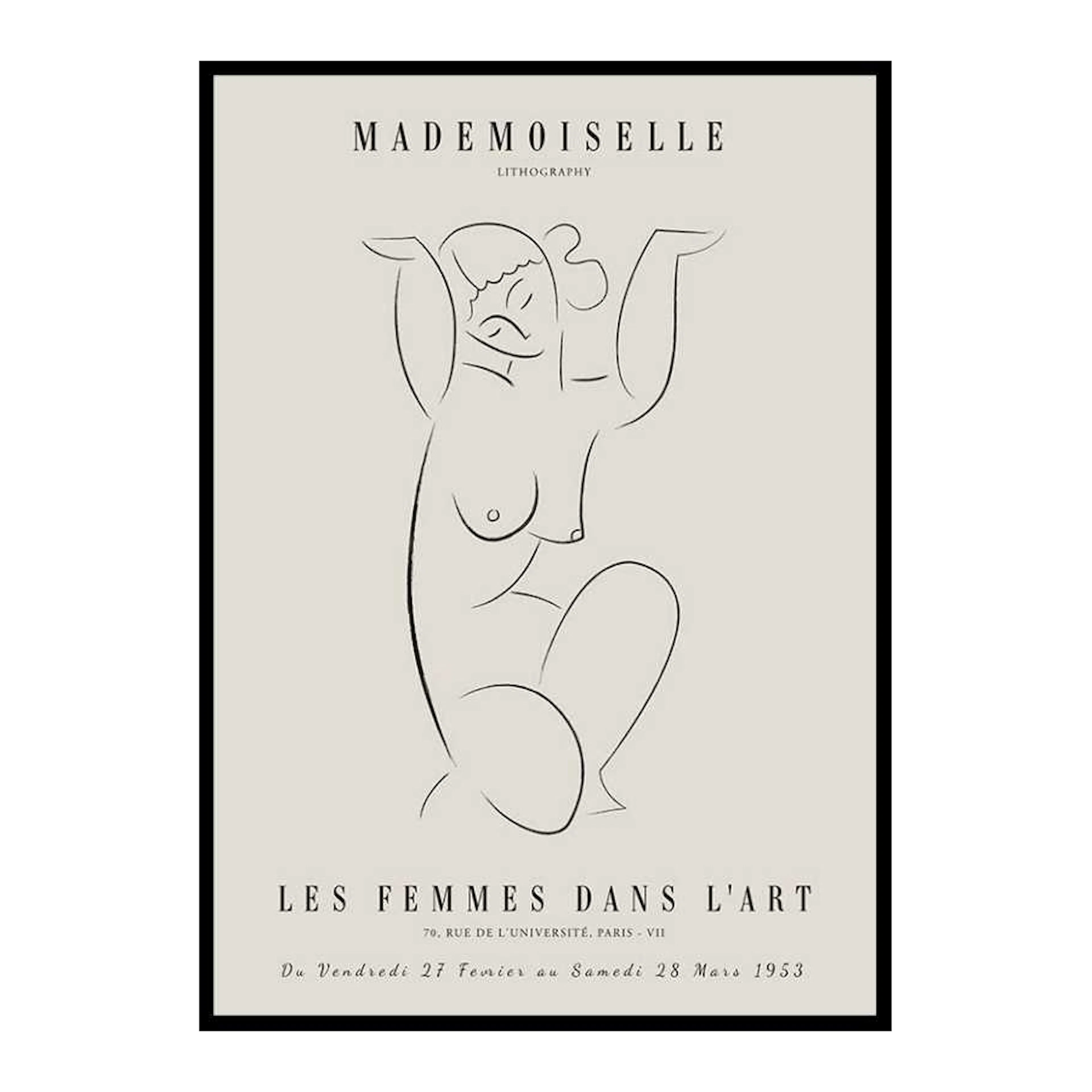 Poster Gallerix Picasso Mademoiselle No1