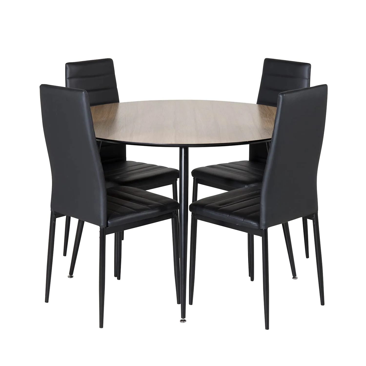Matgrupp Venture Home Silvia med 4 Sly Stolar Runt