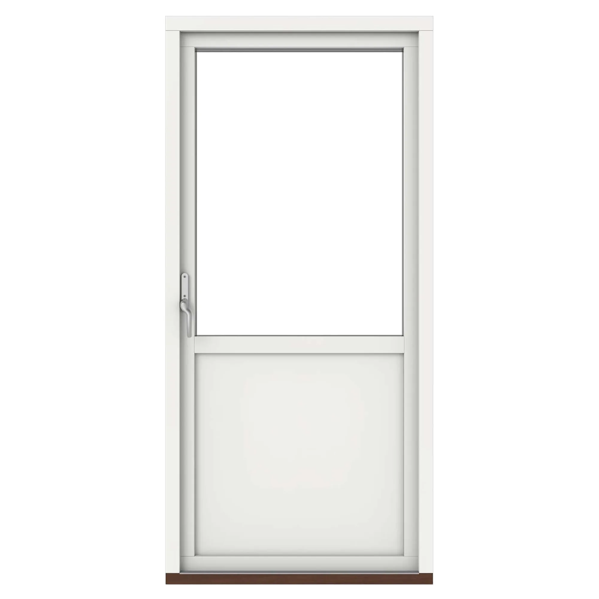 HFDA Enkeldörr 3-Glas Alu 100x210 Vä 160 ÖB BxH-G 100x210-160 cm 3-glas Aluminium Vänsterhängd