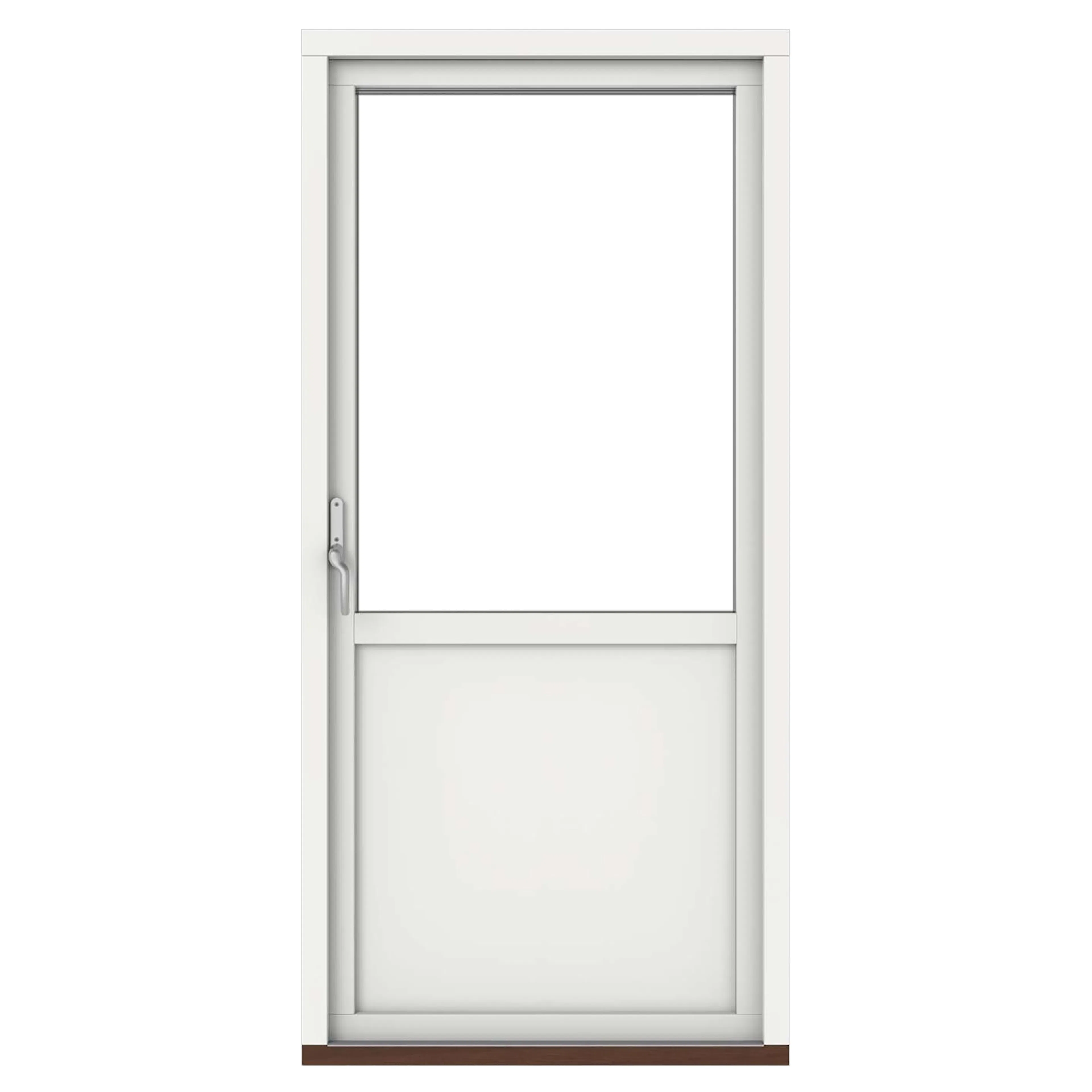 HFDA Enkeldörr 3-Glas Alu 100x210 Vä 160 ÖB BxH-G 100x210-160 cm 3-glas Aluminium Vänsterhängd
