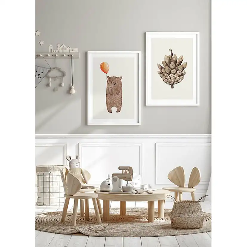 Poster Gallerix Bear With Balloon
