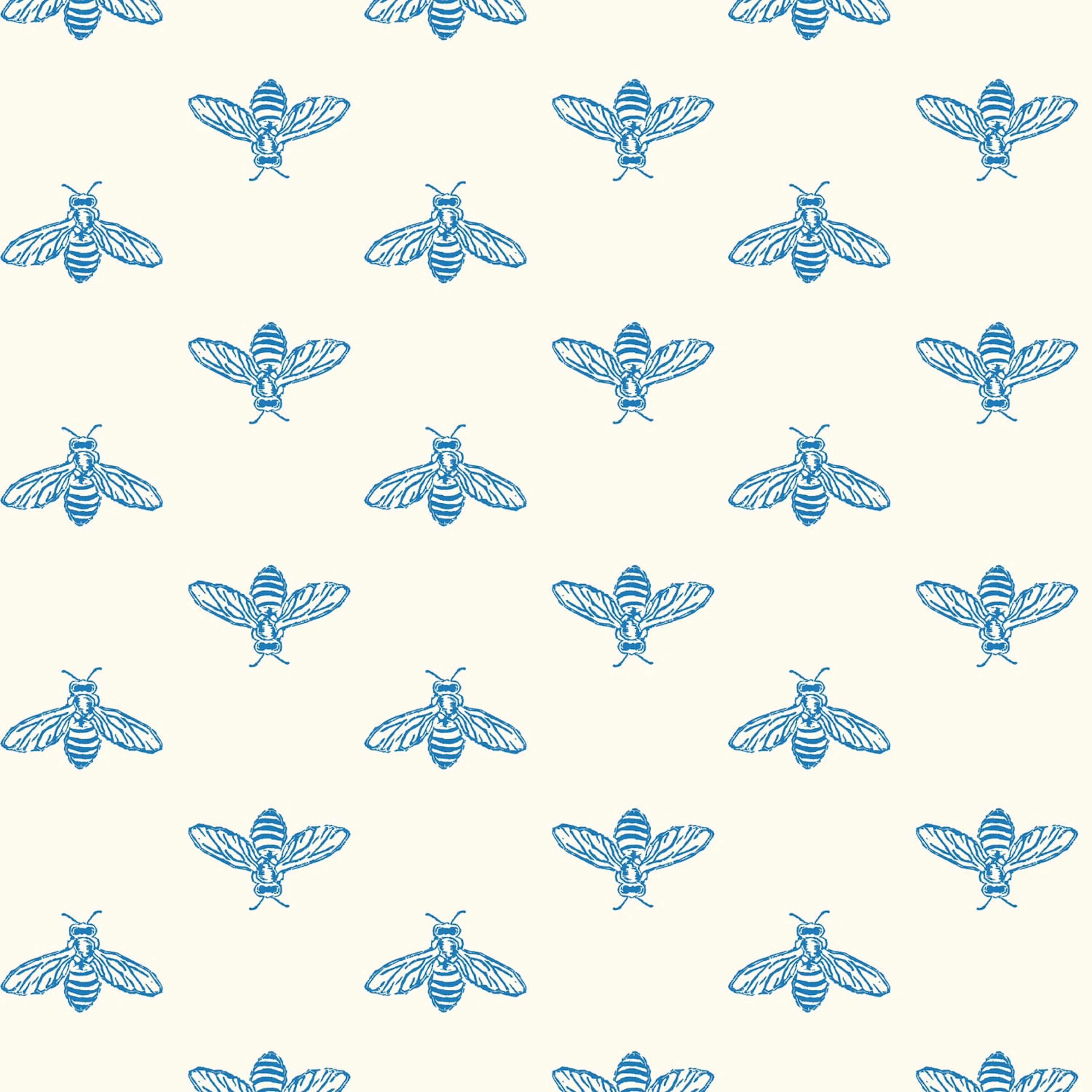 Fototapet Joules Block Print Bee Blue Haze 10mx52 cm