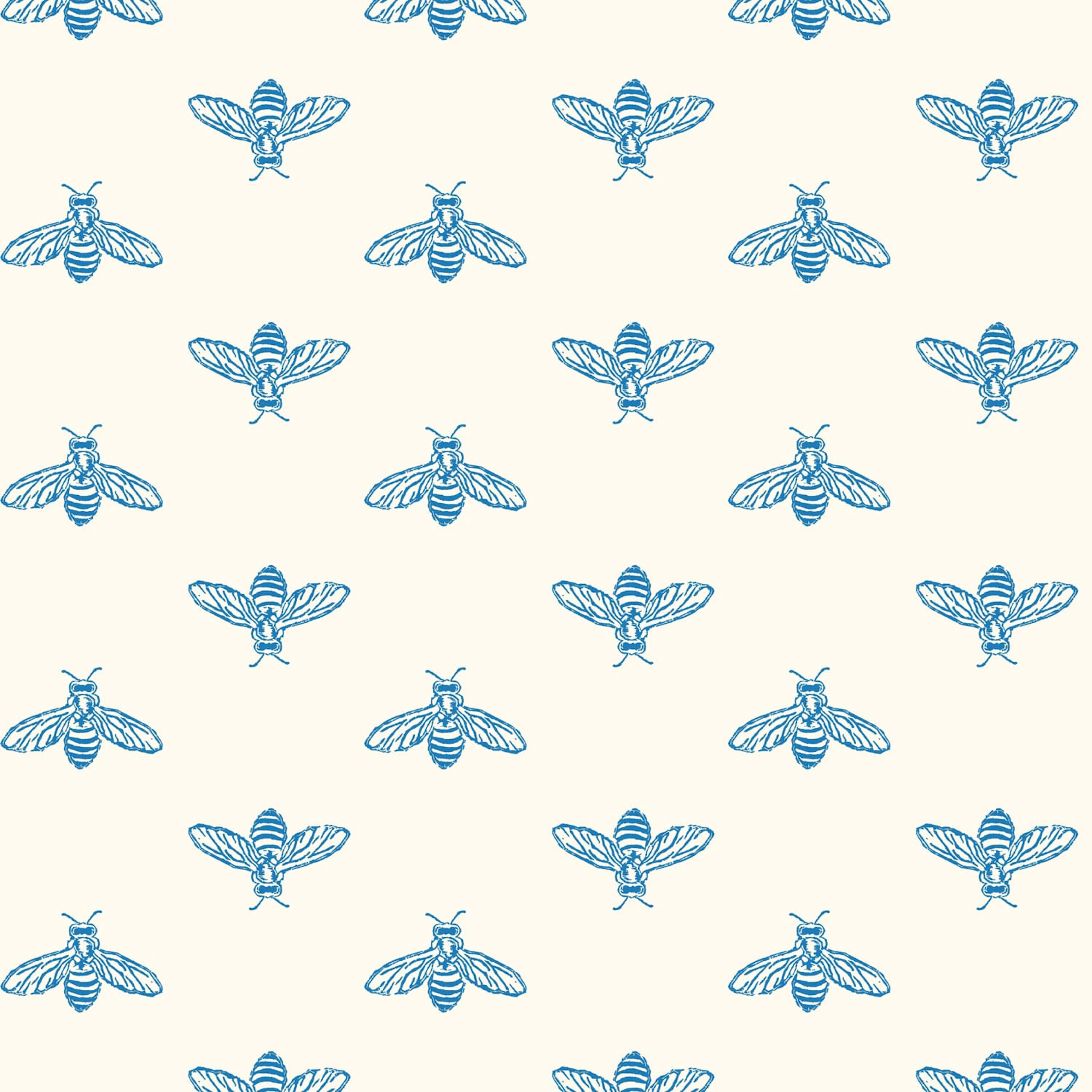 Fototapet Joules Block Print Bee Blue Haze 10mx52 cm
