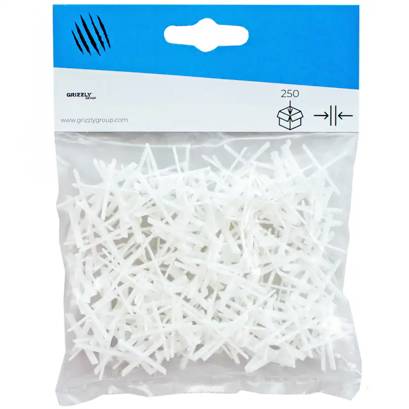 Kakelkryss Grizzly 250-Pack 2 mm