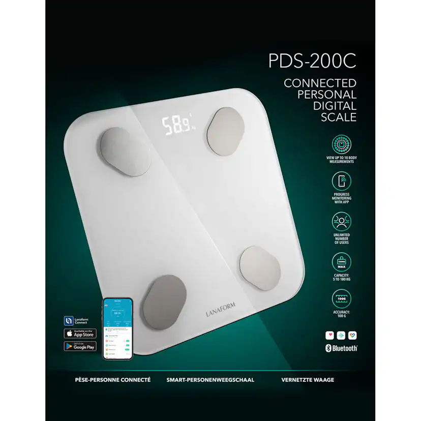 Personvåg Lanaform Smart Digital PDS-200C