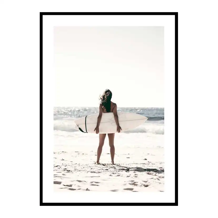 Surfer On Beach 30x40 cm