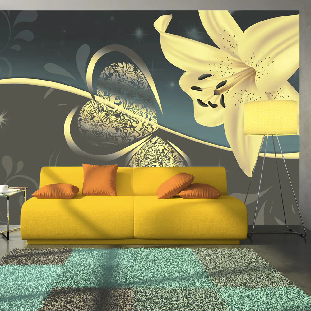 Fototapet Arkiio Lily In Shades Of Gray