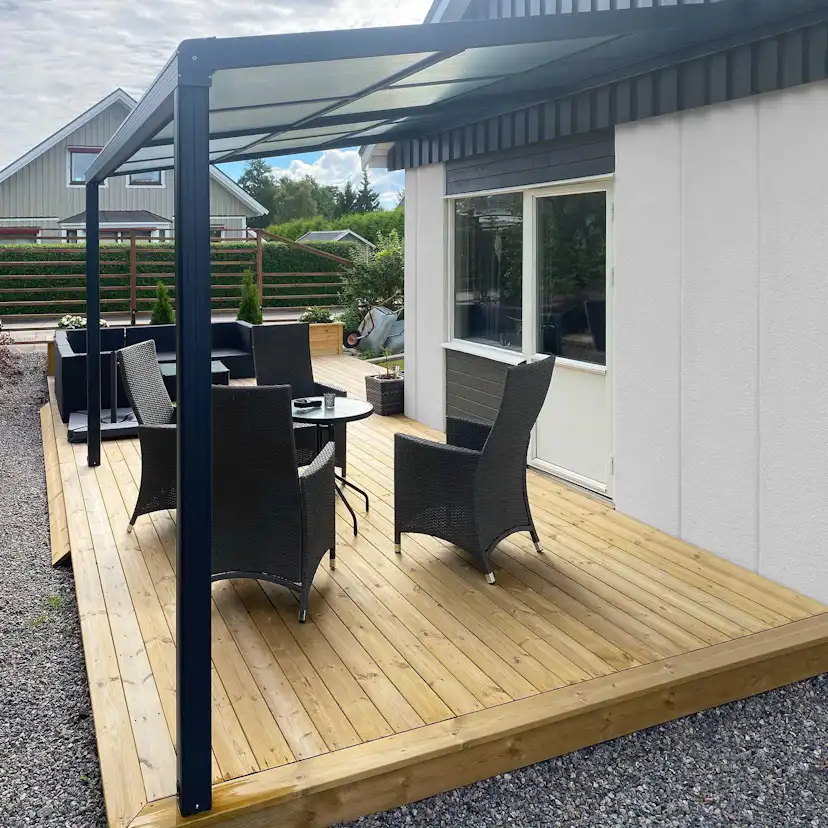 Veranda Metalcraft 12m² Skjutbart Altantak