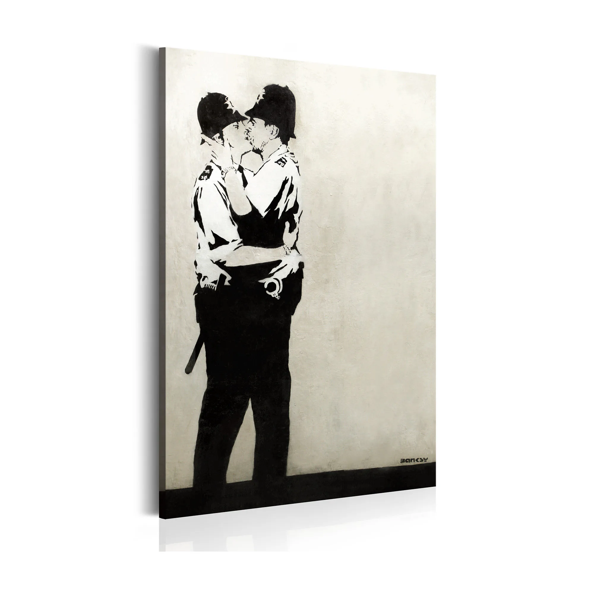 Tavla Arkiio Kissing Coppers By Banksy