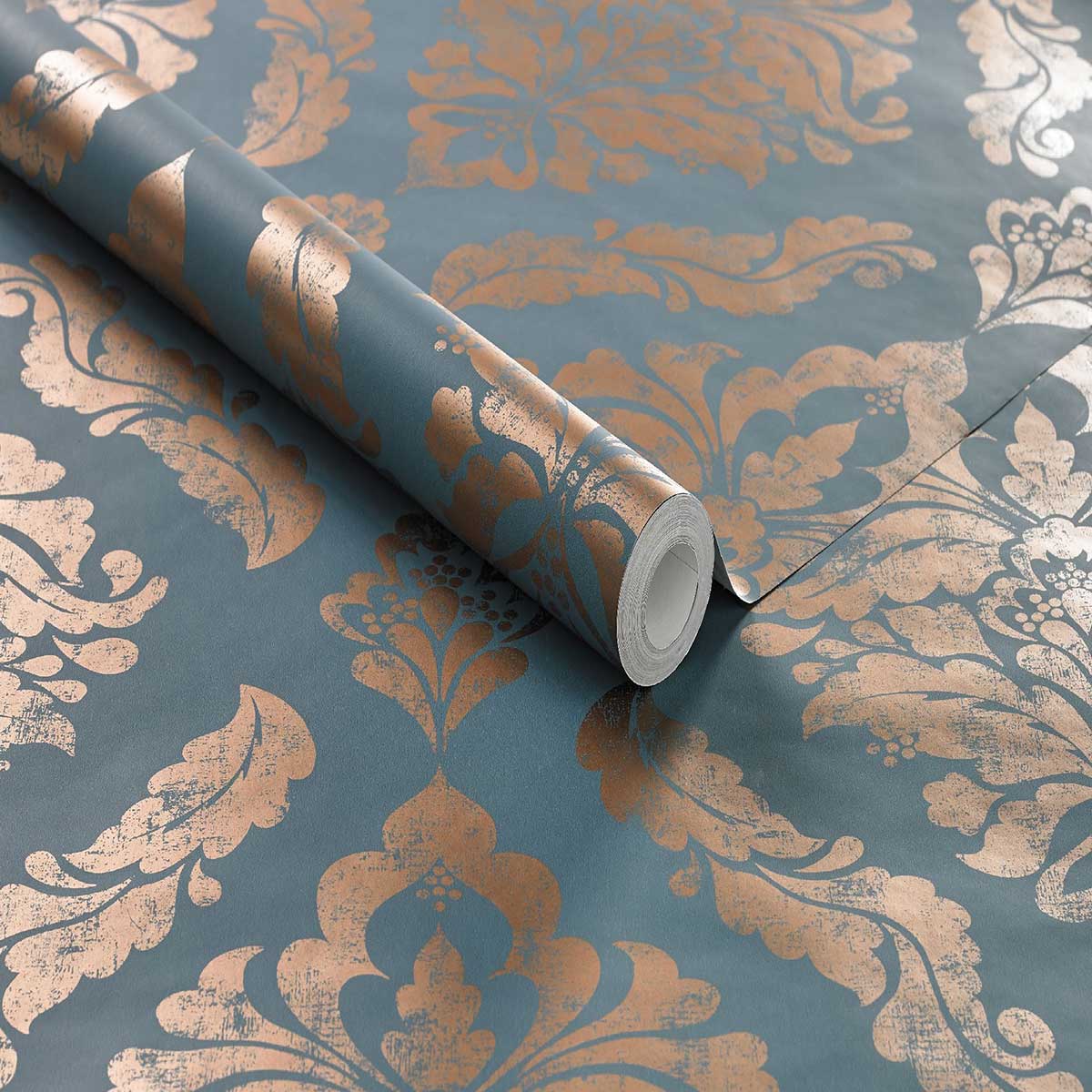 Tapet Boutique Damask Metallic Effekt 104154