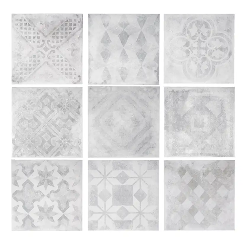 Klinker Terratinta Betonepoque Vit/Grå Mix 20x20 cm